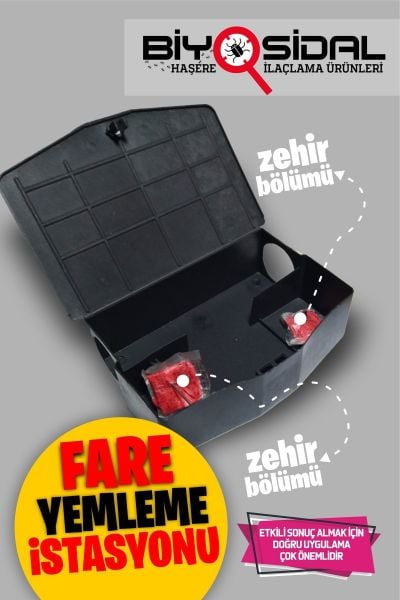 Fare Yemleme İstasyonu 10 ADET (YEMSİZDİR)