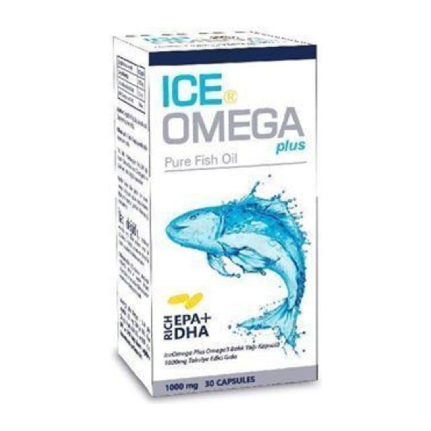 Ametis Ice Omega Plus Balık Yağı Kapsülü 1000mg 30 Kapsül
