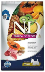 N&D Tropical Selection Kuzu Etli Küçük Irk Yetişkin Köpek Maması 5 KG