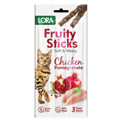 Proff Fruity Sticks Tavuk Etli ve Narlı Kedi Ödülü 3x5 Gr