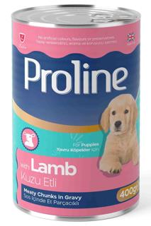 Prolıne Sos İçinde Et Parçacıklı Kuzu Etli Yavru Köpek Maması 400 Gr