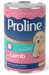 Prolıne Sos İçinde Et Parçacıklı Kuzu Etli Yavru Köpek Maması 400 Gr