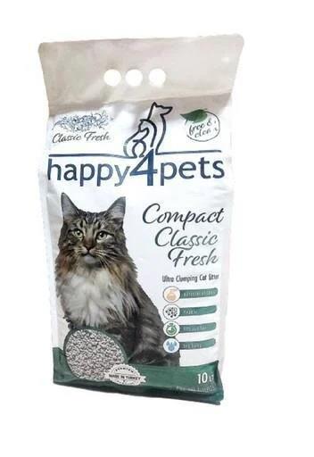 Happy4Pets Classic Fresh Kedi Kumu İnce Taneli 10lt