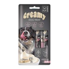 M-Pets Köpek Ödülü Creamy Morina Balıklı Biftekli 4 x 15 Gr