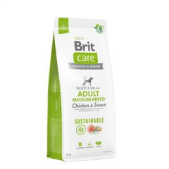 Brit Care Digest & Relax Tavuklu Larva Proteinli Orta Irk Yetişkin Köpek Maması 12kg