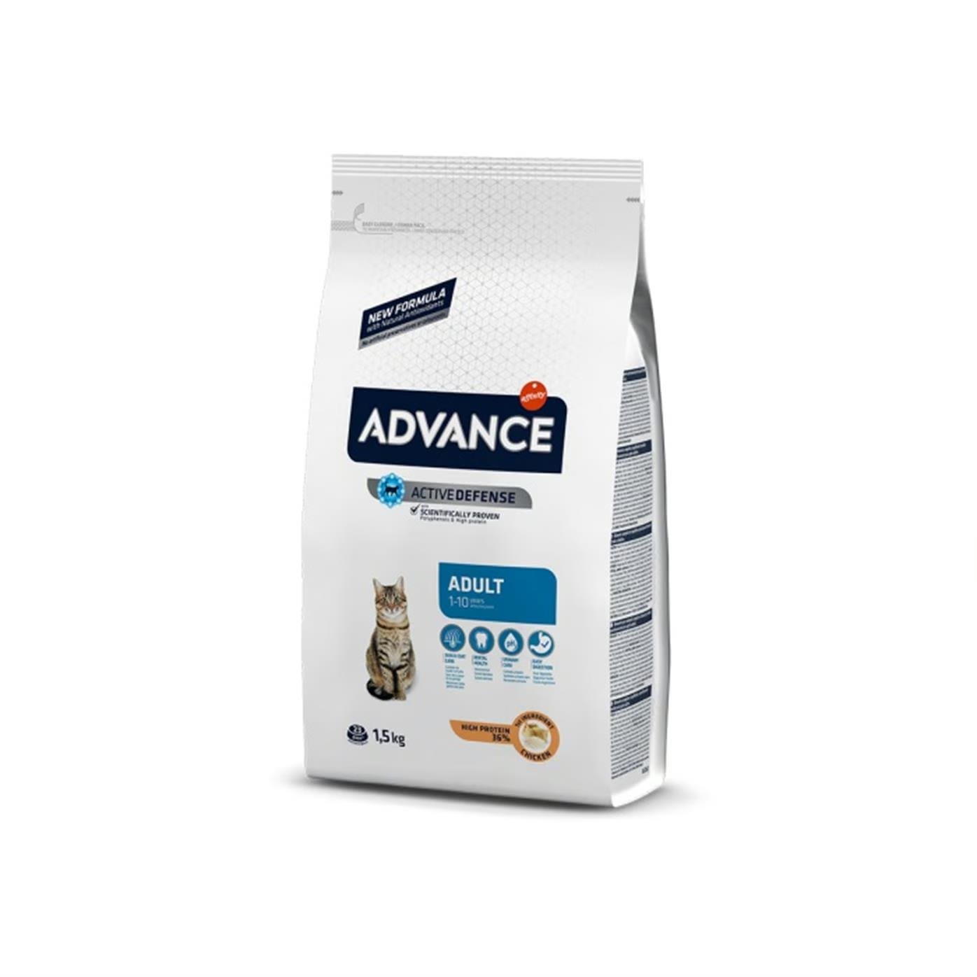 ADVANCE TAVUKLU YETİŞKİN KEDİ MAMASI 1.5 KG