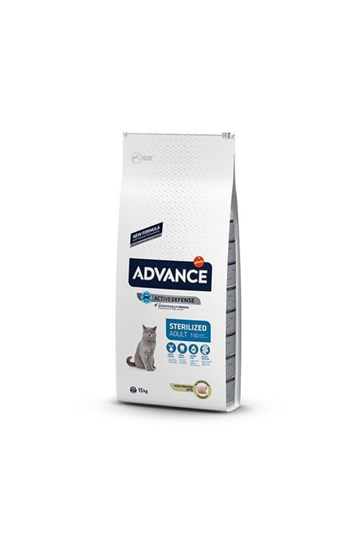 Advance Sterilised Kısırlaştırılmış Hindili Kedi Maması 15 Kg