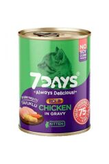 7Days Tavuklu Yavru Kedi Konserve 415 Gr