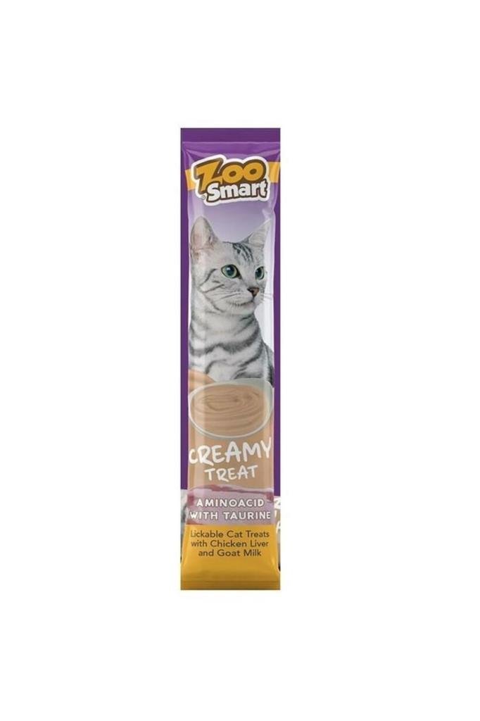ZOOSMART CREAMY TREAT TAVUK CİĞERLİ KEDİ ÖDÜLÜ 4- 15 GR