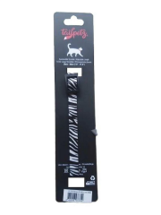 CAT COLLAR EASY & SAFETY LOCK ZEBRA