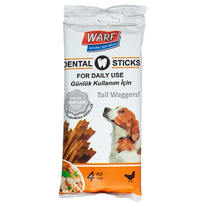 Warf Dental Sticks Tavuk Etli Köpek Ödül Çubuğu 4x70gr