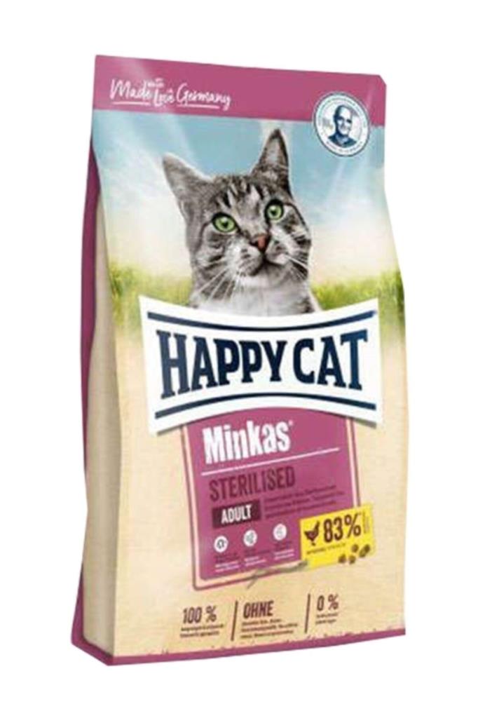 HAPPY CAT MİNKAS STERİLİSED KISIR KEDİ MAMASI 10 KG