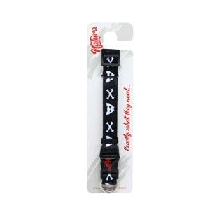 NATURA KÖPEK BOYUN TASMASI XS / S - KURUKAFA SİYAH