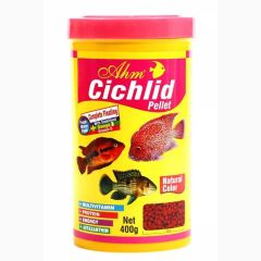 Ahm Doğal Renkli Ciklet Pelet Yem 250 ML