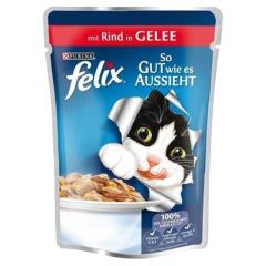 Felix Sığır Etli Kedi Konservesi 100 Gr