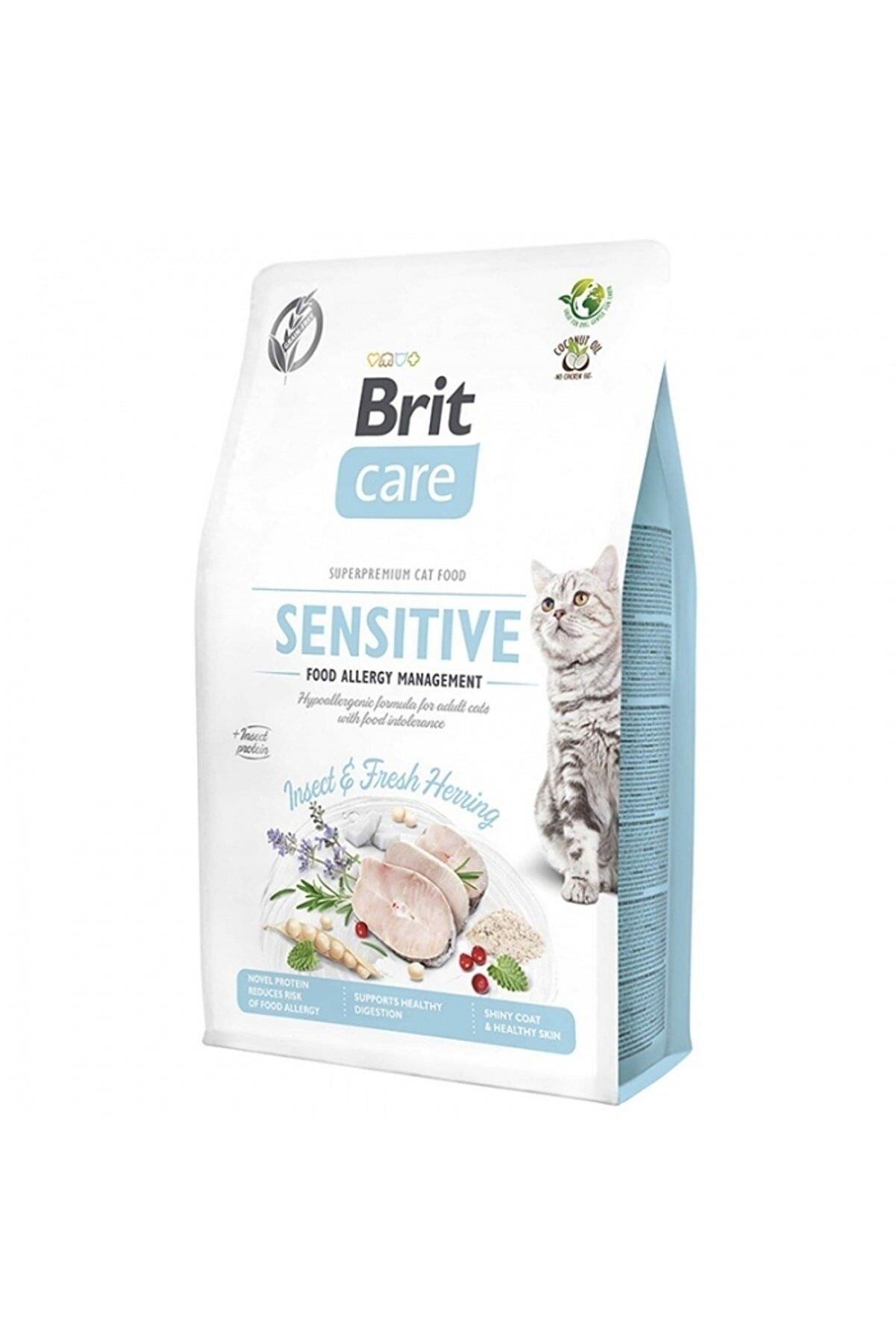Brit Care Sensitive Hypo-Allergenic Larva Proteinli Tahılsız Yetişkin Kedi Maması 2kg