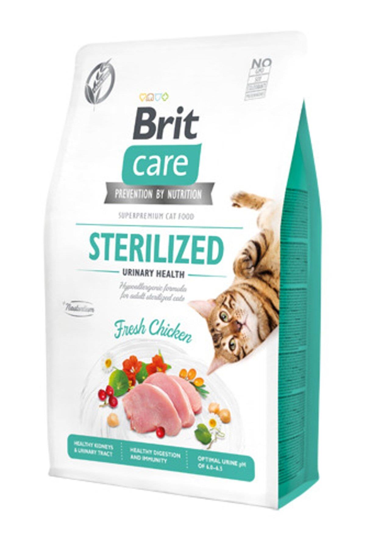 Brit Care Hypo-Allergenic Üriner Sistem Sağlığı için Tahılsız Kısırlaştırılmış Kedi Maması 2kg
