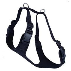 DOGGİE HAVALI DOKUMA GÖĞÜS TASMASI SİYAH 2,5X65-75CM