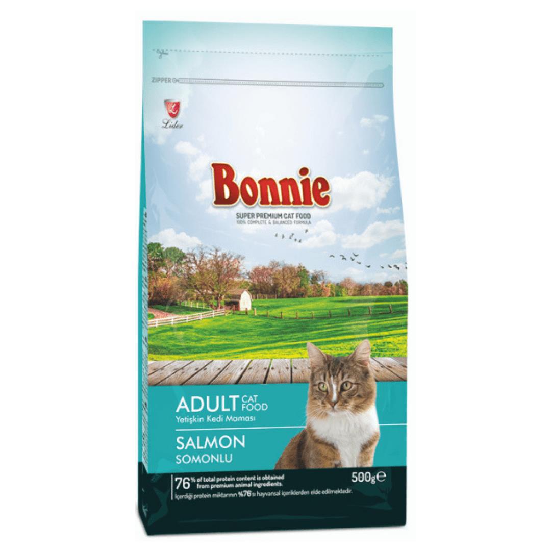 Bonnie Somonlu Yetişkin Kedi Maması 500 gr