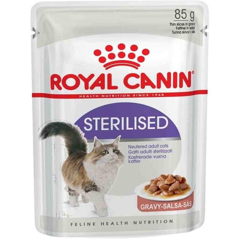 Royal Canin Sterilised Gravy Kısırlaştırılmış Yetişkin Kedi Konservesi 85gr