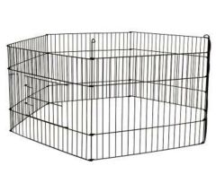 Kedi Köpek Için Panel Çit 61x91 cm 6 Parça