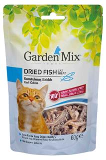 GardenMix Kurutulmuş Balıklı Kedi Ödülü 60 Gr