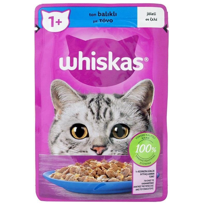 Whiskas Pouch Jöleli Ton Balıklı Kedi Maması 85 gr