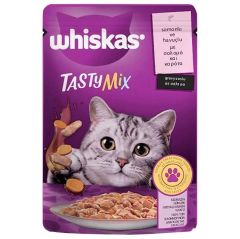 Whiskas Tasty Mix Somonlu Havuçlu Kedi Maması 85 gr