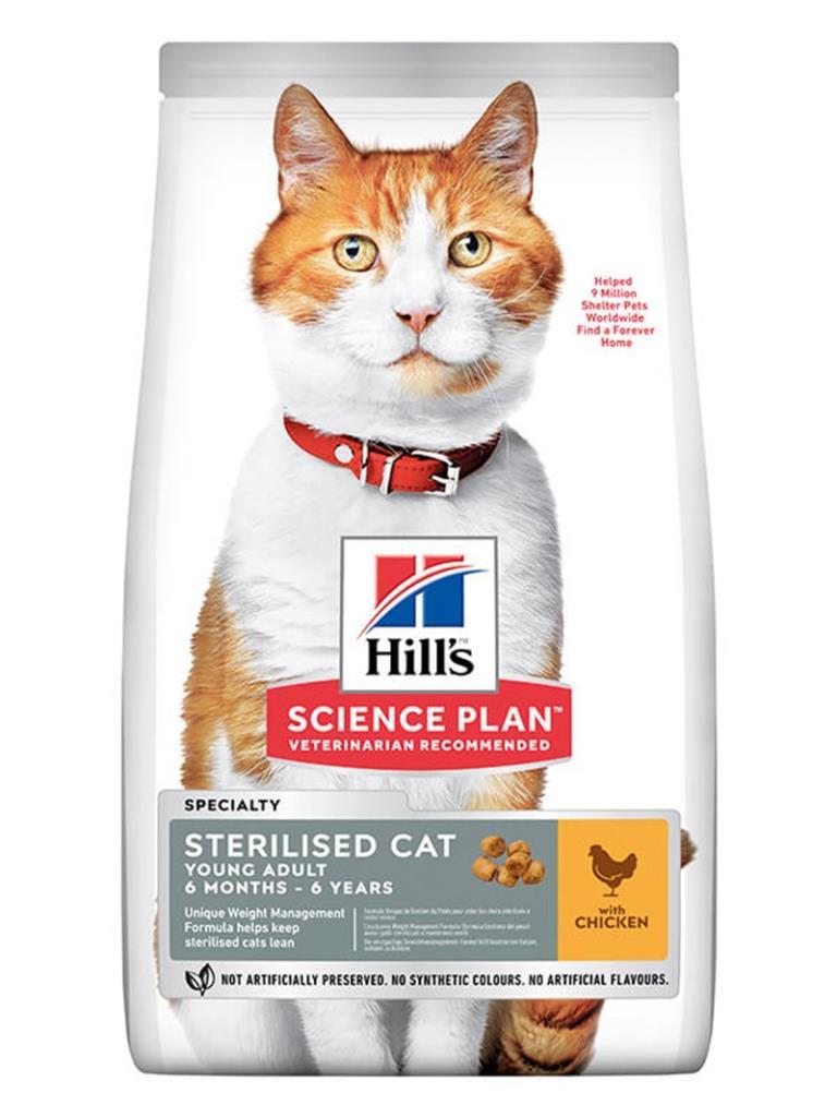Hills Young Sterilised Tavuklu Kısırlaştırılmış Kedi Maması 3 Kg