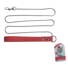 SL106-C DERİ SAPLI ZİNCİR UZATMA SİLVER 120CM X 4,