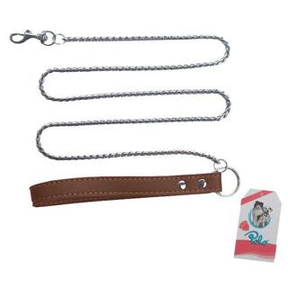 SL106-C DERİ SAPLI ZİNCİR UZATMA SİLVER 120CM X 5,