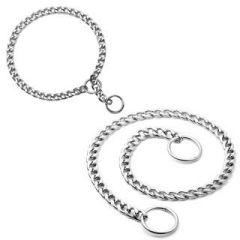 SLC 510-6639 PASLANMAZ TEKLI KÖPEK EĞITIM ZINCIRI 60 CM