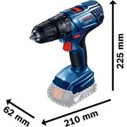 Bosch Professional GSB 180-LI 18 Volt 2.0 Ah Çift Akülü Darbeli Delme/Vidalama