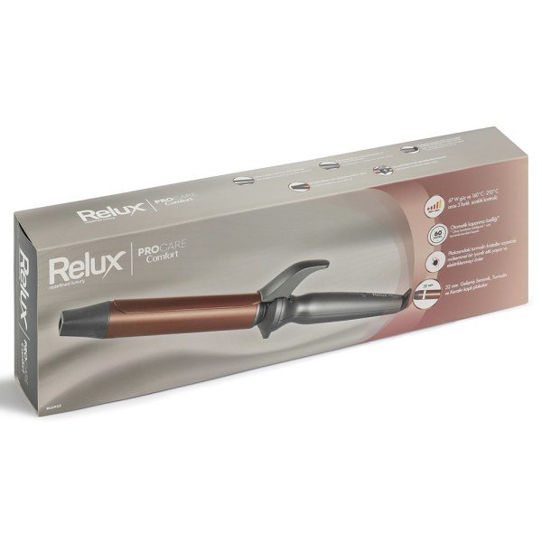 Relux RC6932 Procare Comfort 32 mm 210°C İyonik Keratin Korumalı Saç Maşası