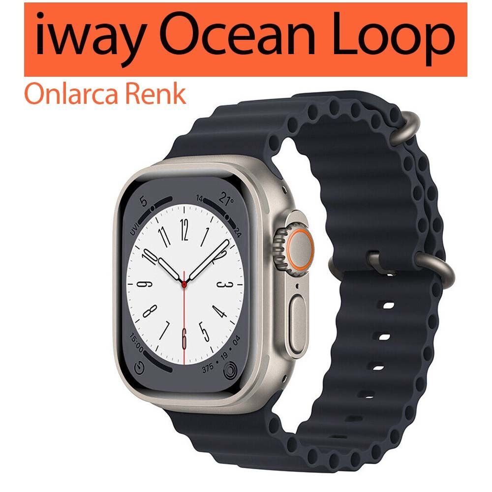 Apple Watch 38-40-41mm Ocean Loop Silikon Kordon