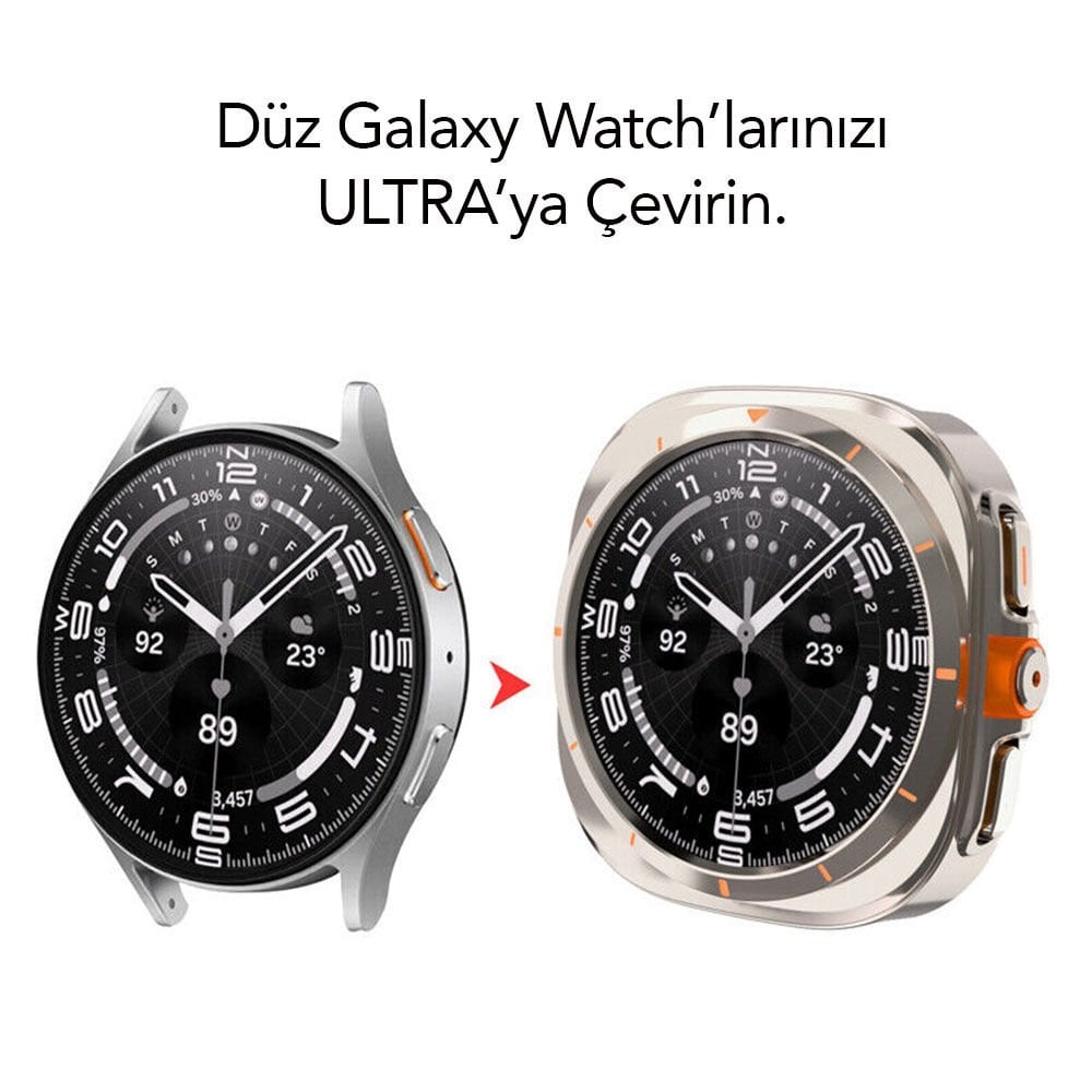 Samsung Galaxy Watch 7 40mm ULTRA Dönüştüren Kasa Koruyucu