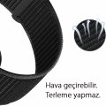 Apple Watch 45/44/41mm Hasır Sport Cırtlı Kordon