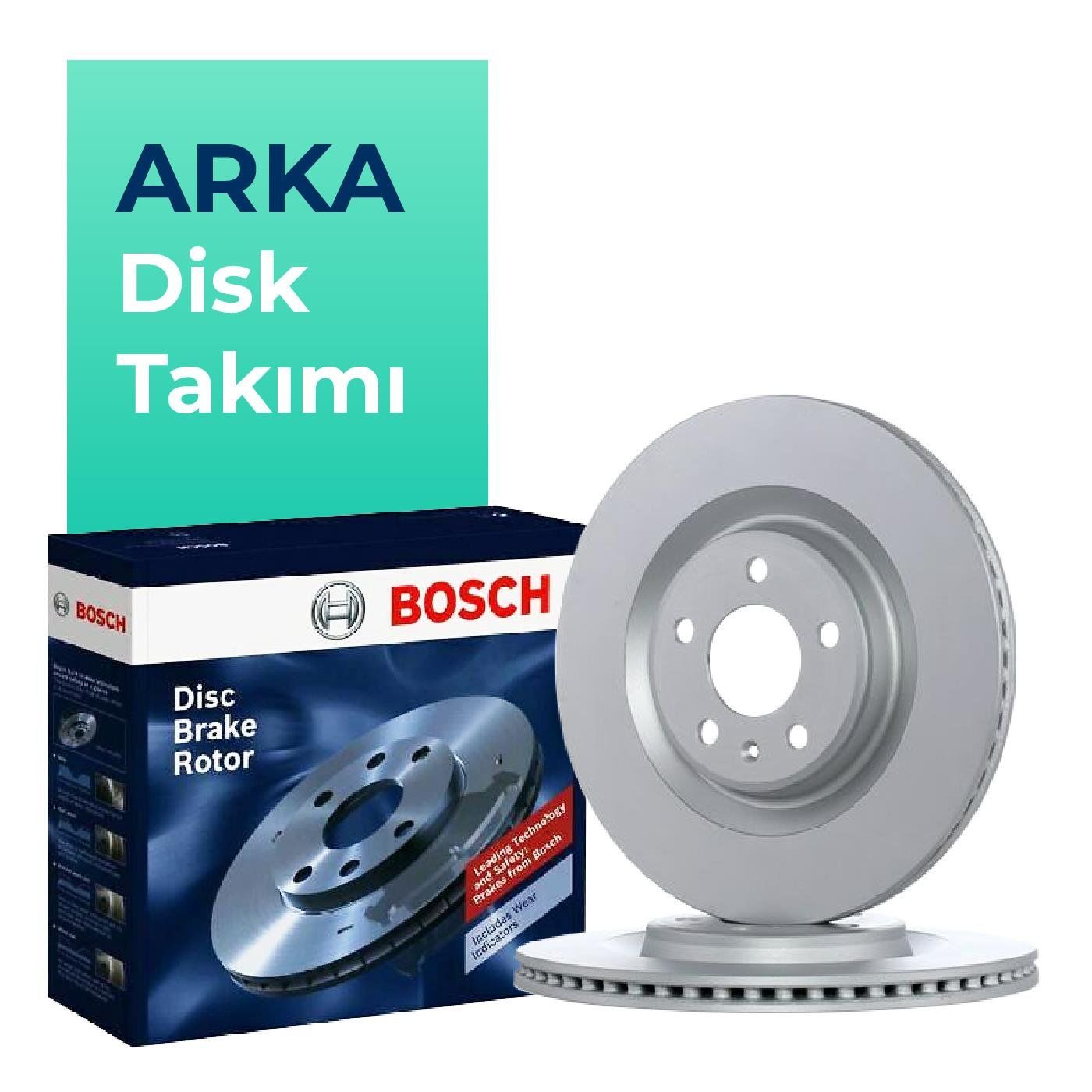 Bosch Jaguar XE 2.0 Dizel Arka Fren Disk Takımı (2015-2020)