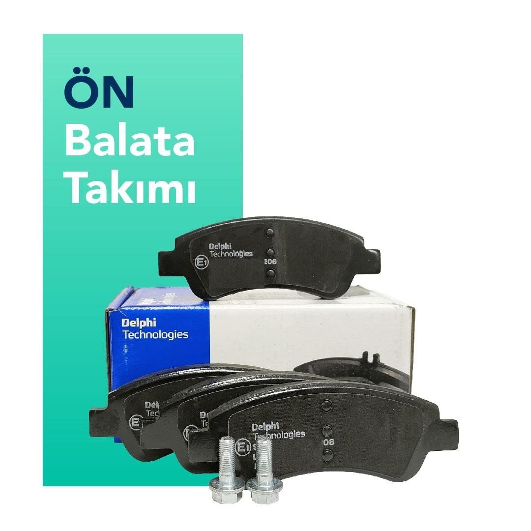 Delphi Citroen C2 Ön Takım Balatası (2003-2010)