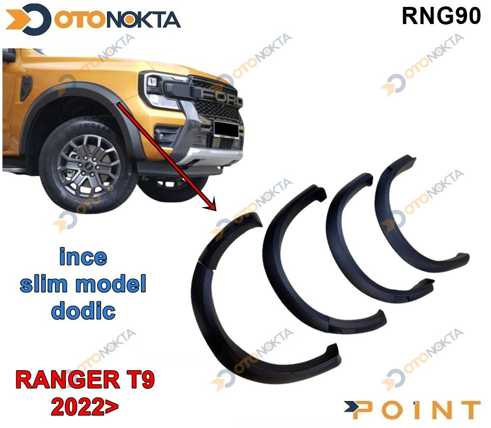 FORD RANGER T9 2022+ INCE SLIM DODIC SIYAH POINT