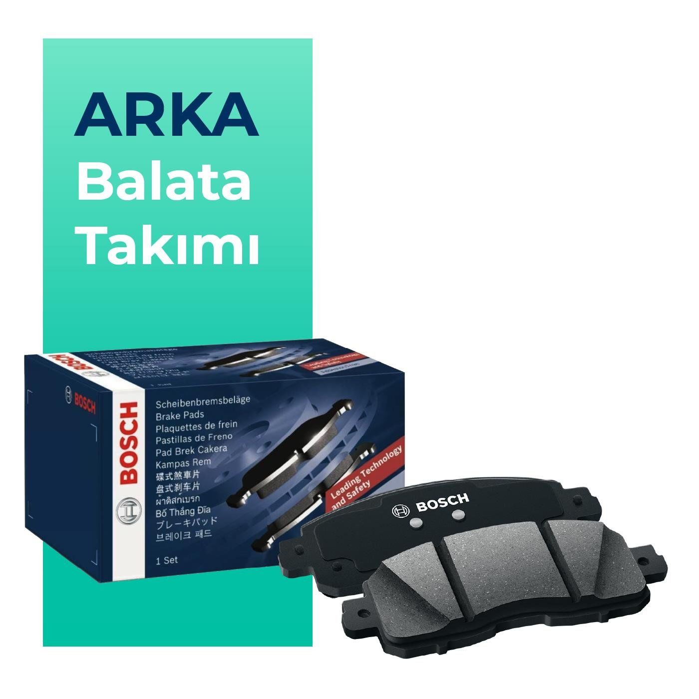 BOSCH Kia Sorento Arka Takım Balatası (2010-2012)