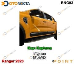 FORD RANGER T9 2023>KAPI KAPLAMA  PIYANO BLACK