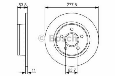 FREN DISKI ARKA FORD CONNECT TOURNEO 1.8TDCI 1.8TDCI 1.8I (02->) (ESKI NO: 0986479070)