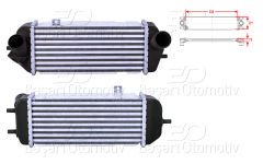 TURBO RADYATORU (INTERCOOLER) 300X127X73 | HYUNDAI i20 (PB, PBT) 1.4 CRDi 08-15 KIA SOUL (AM) 1.6 CRDi 09-14 | WISCO