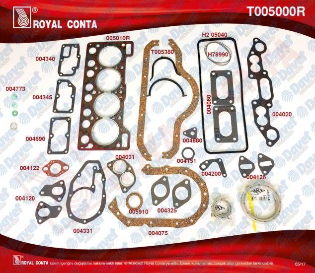MOTOR TAKIM CONTA FULL RENAULT R12 1400