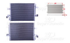 KLIMA RADYATORU 488X351X16 | FIAT PALIO. ALBEA 1.3 MULTIJET 02> | WISCO