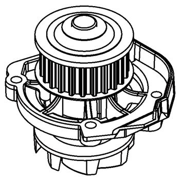 SU POMPASI AYBAY 542 BRAVA IDEA PUNTO ALBEA STILO 1.2 1.4-16V