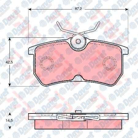 ARKA FREN BALATASI FOCUS 98>05 FIESTA VI 1.0 / 1.5TDCI / 1.6TI 12/>
