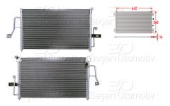 KLIMA RADYATORU 642X360X16 | DAEWOO NUBIRA2 99> | WISCO