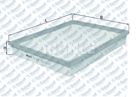 HAVA FILTRESI ASTRA G 98-04- ASTRA H 04-14-ZAFIRA A 98-10 1.4-1.6-1.8-2.0T-16V Y